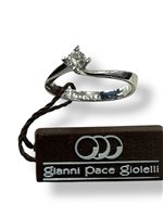 Ring Gianni Pace Woman Gianni Pace in White Gold Diamante GPGSL13